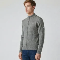 Best Cardigan zippe nmrh3523dred Homme Homme Pull, Gilet, Sweat