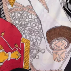 Hot Carré toucher soie imprimé costume d'époque 90x90cm Femme Femme Écharpe, Foulard