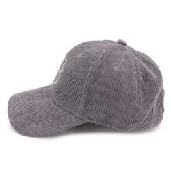 Casquette velours cotelé logo brodé Homme Homme Casquette, Bonnet|Vetements De Sports Homme