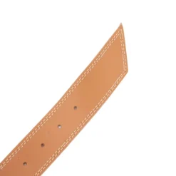 Outlet Ceinture cuir de vache daim boucle doré cercle Femme Femme Ceinture