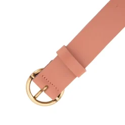Clearance Ceinture cuir rose fermeture doré Femme Femme Ceinture|Ceinture