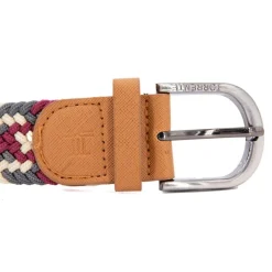 Hot Ceinture tressée en tissu Homme Homme Ceinture