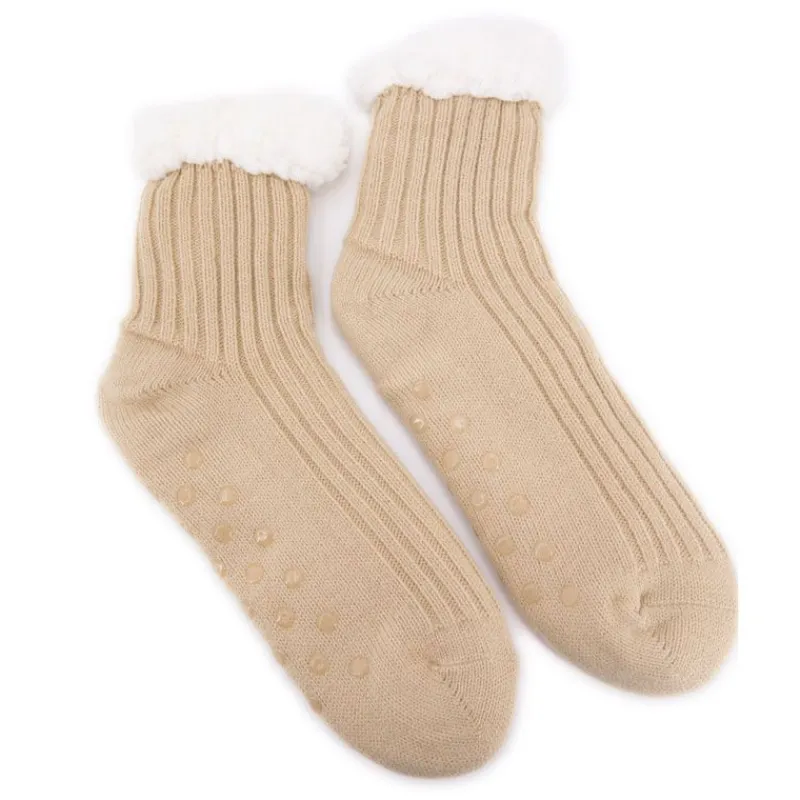 Sale Chaussette Fourrée Antidérapante Diara 36/38 - 39/41 Femme Femme Chaussettes