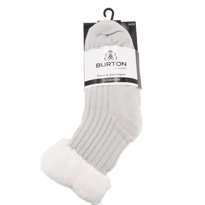 Online Chaussette Fourrée Antidérapante Diara 36/38 - 39/41 Femme Femme Chaussettes