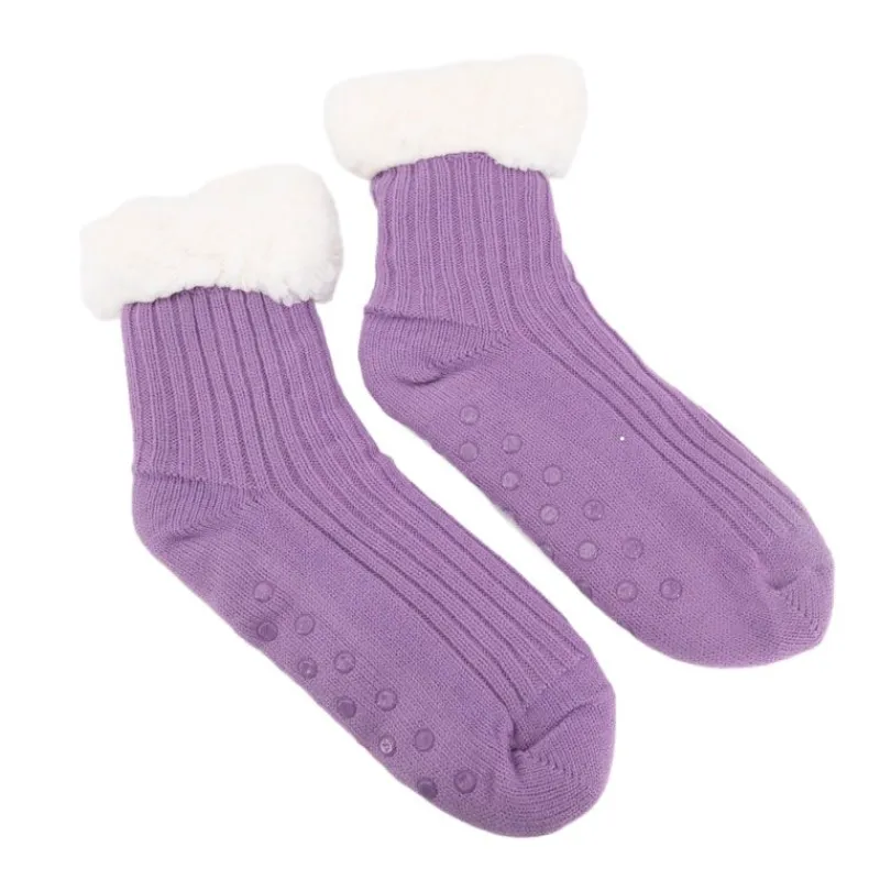 Clearance Chaussette Fourrée Antidérapante Diara 36/38 - 39/41 Femme Femme Chaussettes