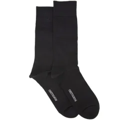 Clearance Chaussette haute unie 100% fil d'Ecosse Edison Homme Homme Chaussettes