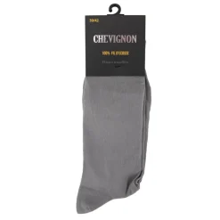 Discount Chaussette haute unie 100% fil d'Ecosse Edison Homme Homme Chaussettes