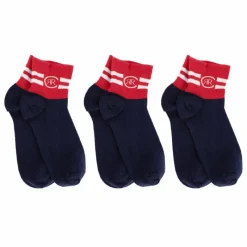 Sale Chaussettes courte lotx3 bi-color Homme Homme Vetements De Sports Homme|Chaussettes