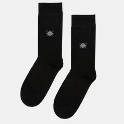 New Chaussettes fibres de bambou motif argyle Homme Homme Chaussettes