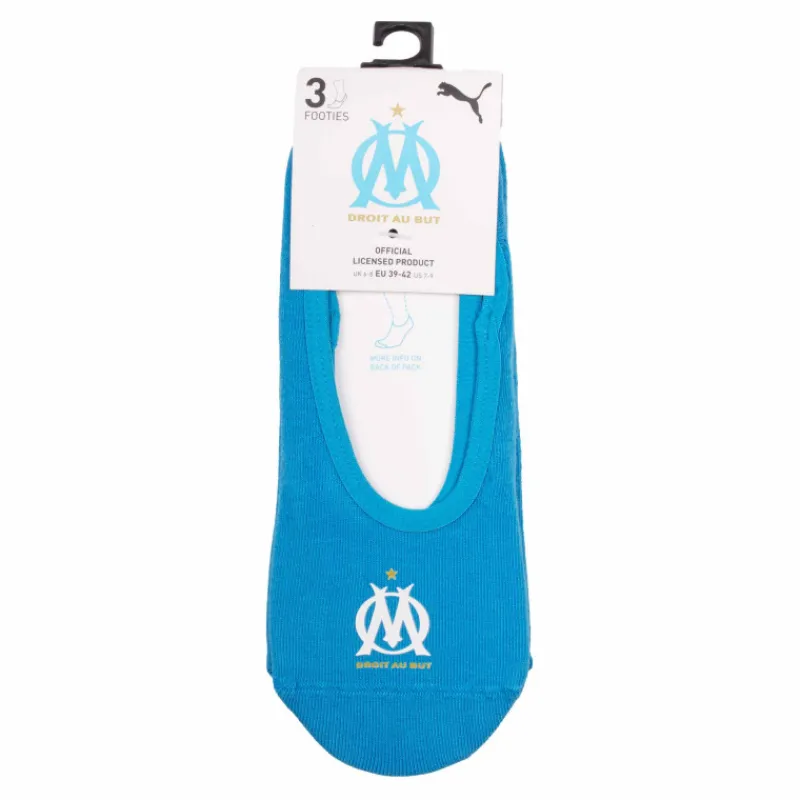 Clearance Chaussettes OM uni duo footie x3 Homme Homme Vetements De Sports Homme|Chaussettes