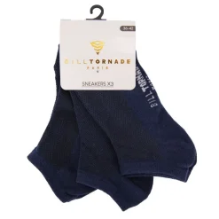 Discount Chaussettes socquettes x3 uni Homme Homme Chaussettes