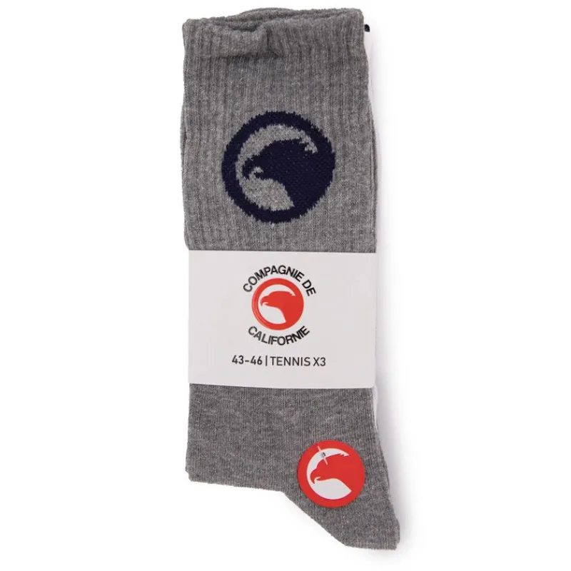 Outlet Chaussettes Tennis label lot x3 Homme Homme Chaussettes|Vetements De Sports Homme