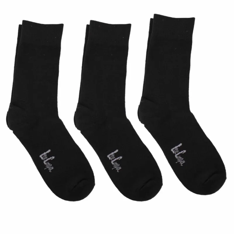 Outlet Chaussettes unies lot x3 coton stretch Femme Femme Vetements De Sports Femme|Chaussettes