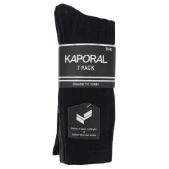 Chaussettes ville en maille cotelé lot de 7 paires Homme Homme Chaussettes