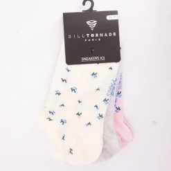 Discount Chaussettes x3 36/42 fantaisie 11088 Femme Femme Chaussettes