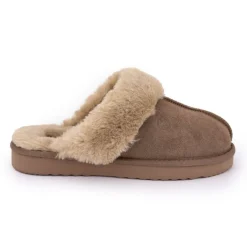 Outlet Chausson fourré fausse fourrure semelle épaisse Femme Femme Chaussons