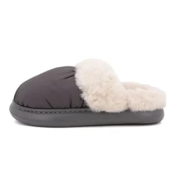 Clearance Chausson tissu intérieur fourré Sirine Elinara semelle contrastée Femme Femme Chaussons