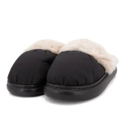 New Chausson tissu intérieur fourré Sirine Elinara semelle contrastée Femme Femme Chaussons