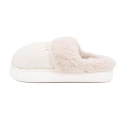 Clearance Chausson tissu intérieur fourré Sirine Elinara semelle contrastée Femme Femme Chaussons