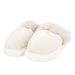 Clearance Chausson tissu intérieur fourré Sirine Elinara semelle contrastée Femme Femme Chaussons