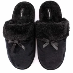 Chaussons fausse fourrure noeud Carmeline Femme Femme Chaussons