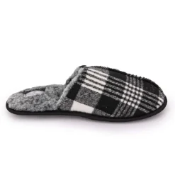 Best Chaussons fourrées à carreaux Homme Homme Chaussons