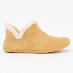 Sale Chaussons leprechaun camel intérieur fourrré Femme Homme Chaussons