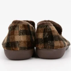 Hot Chaussons polaire confort à carreaux dégradés de Homme Homme Chaussons