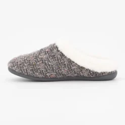 Clearance Chaussons sabina moutonné avec tweed Femme Homme Chaussons