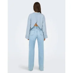 Outlet Chemise à boutons dos nu Femme Femme Haut, Chemise