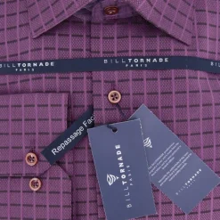 Outlet Chemise à carreaux col 34 regular fit Homme Homme Chemise