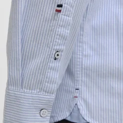 New Chemise à rayures infinity oxford coton Homme Homme Chemise