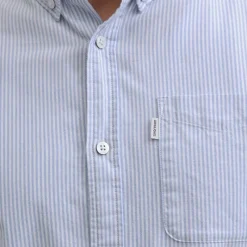 New Chemise à rayures infinity oxford coton Homme Homme Chemise