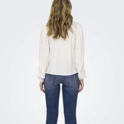 Chemise he manches longues dentelle Femme Femme Haut, Chemise