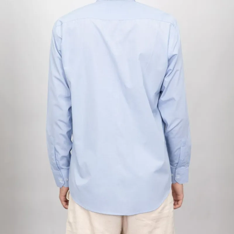 Chemise ciel texturée coton Homme Homme Chemise
