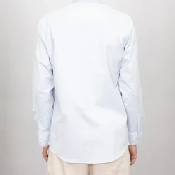 Online Chemise bleue clair classique coton Homme Homme Chemise