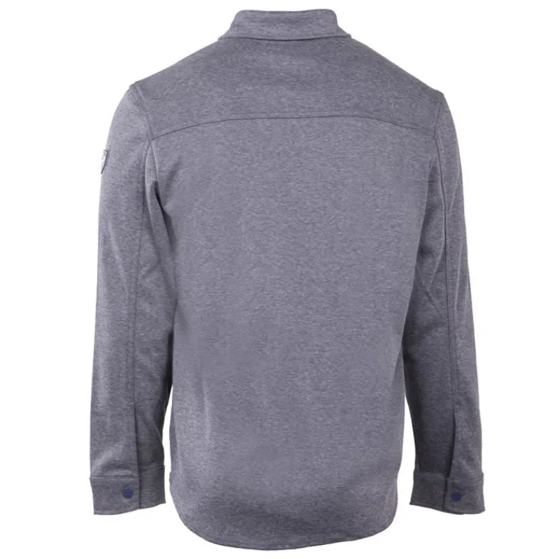 Chemise chinée Netanel boutons clips Homme Homme Chemise