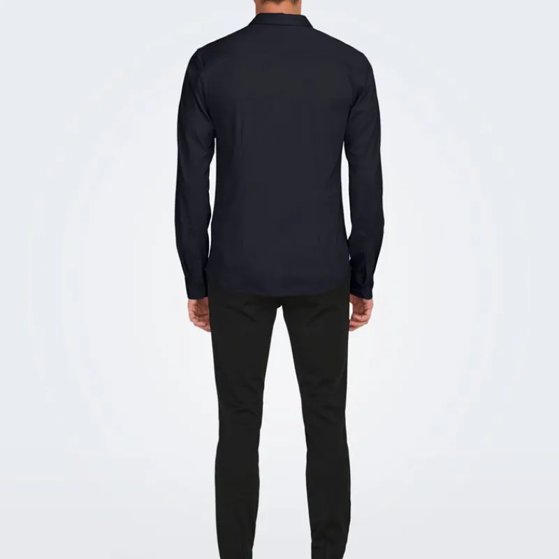 Hot Chemise classique robin coton slim fit Homme Homme Chemise