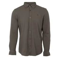 Discount Chemise classique tissu chiné en coton Homme Homme Chemise