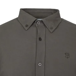 Discount Chemise classique tissu chiné en coton Homme Homme Chemise