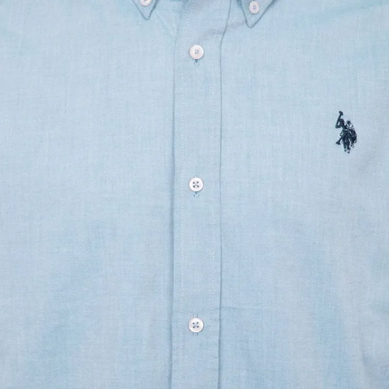 New Chemise classique tissu chiné evan Homme Homme Chemise