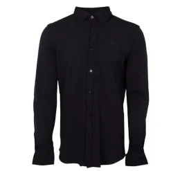 New Chemise classique tissu chiné en coton Homme Homme Chemise