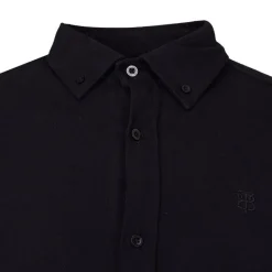 New Chemise classique tissu chiné en coton Homme Homme Chemise