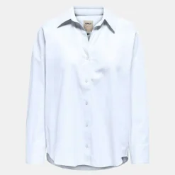 Hot Chemise coton soregon bright white Femme Femme Haut, Chemise