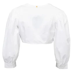 Online Chemise crop karo décolleté V couleur unie Femme Femme Haut, Chemise