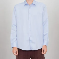 Outlet Chemise de ville oxford blanche en coton Homme Homme Chemise