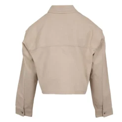 Chemise denim crop Femme Femme Haut, Chemise