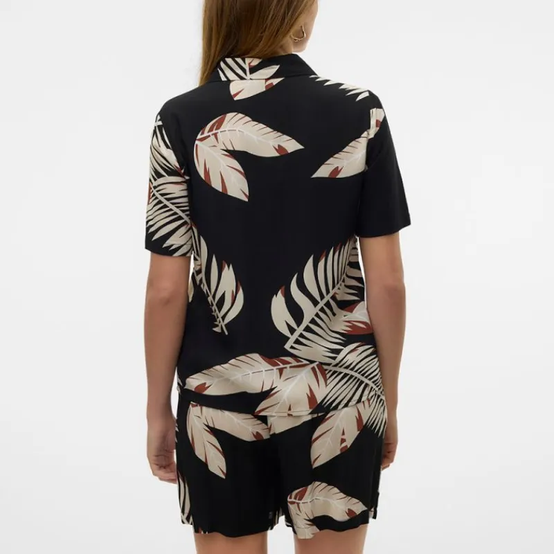 Online Chemise easy black fioni avec imprimé tropical Femme Femme Haut, Chemise
