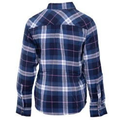 Clearance Chemise en coton bucheron Austin bleue Femme Femme Haut, Chemise