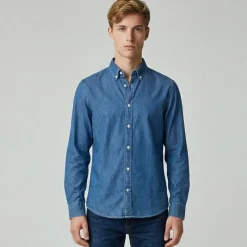 Sale Chemise en jeans bill0100 Homme Homme Chemise